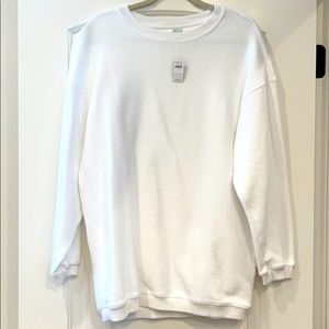 Aerie new love corded oversized sweatshirt